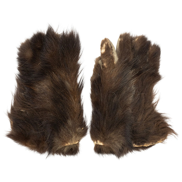 Bear Hide Mittens, Western, Garment, Other