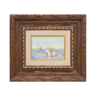 "Split Horn" by Ace Powel, Fine Art, Painting, Western