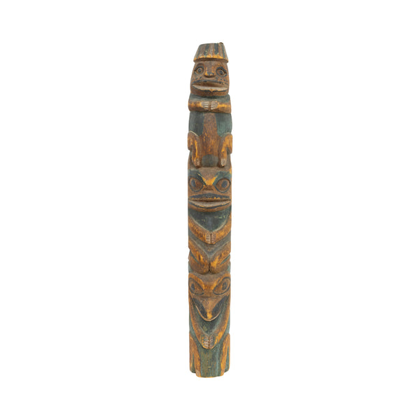 Northwest Coast Hanging Totem, Native, Carving, Totem Pole