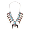 Navajo Bear Claw Squash Blossom, Jewelry, Squash Blossom, Native