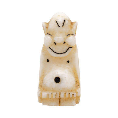 Inuit Walrus Ivory Billiken, Native, Carving, Ivory