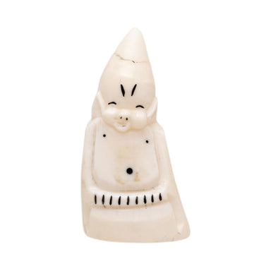 Inuit Walrus Ivory Billiken, Native, Carving, Ivory