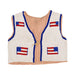 Sioux Patriotic Vest, Native, Garment, Vest