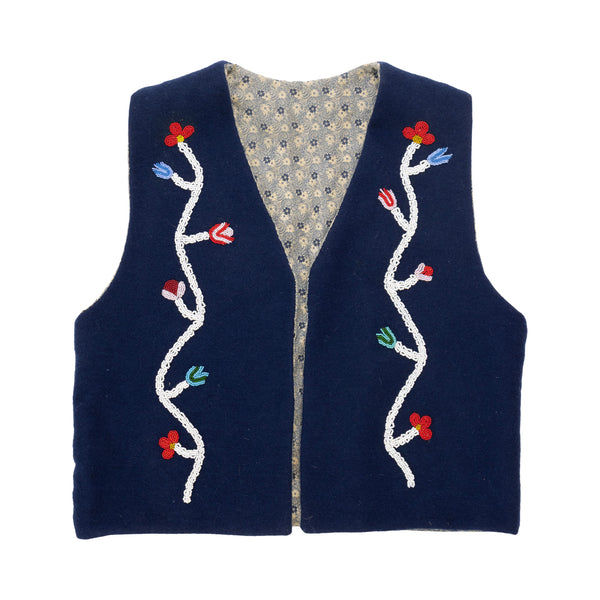 Cree Beaded Vest, Native, Garment, Vest