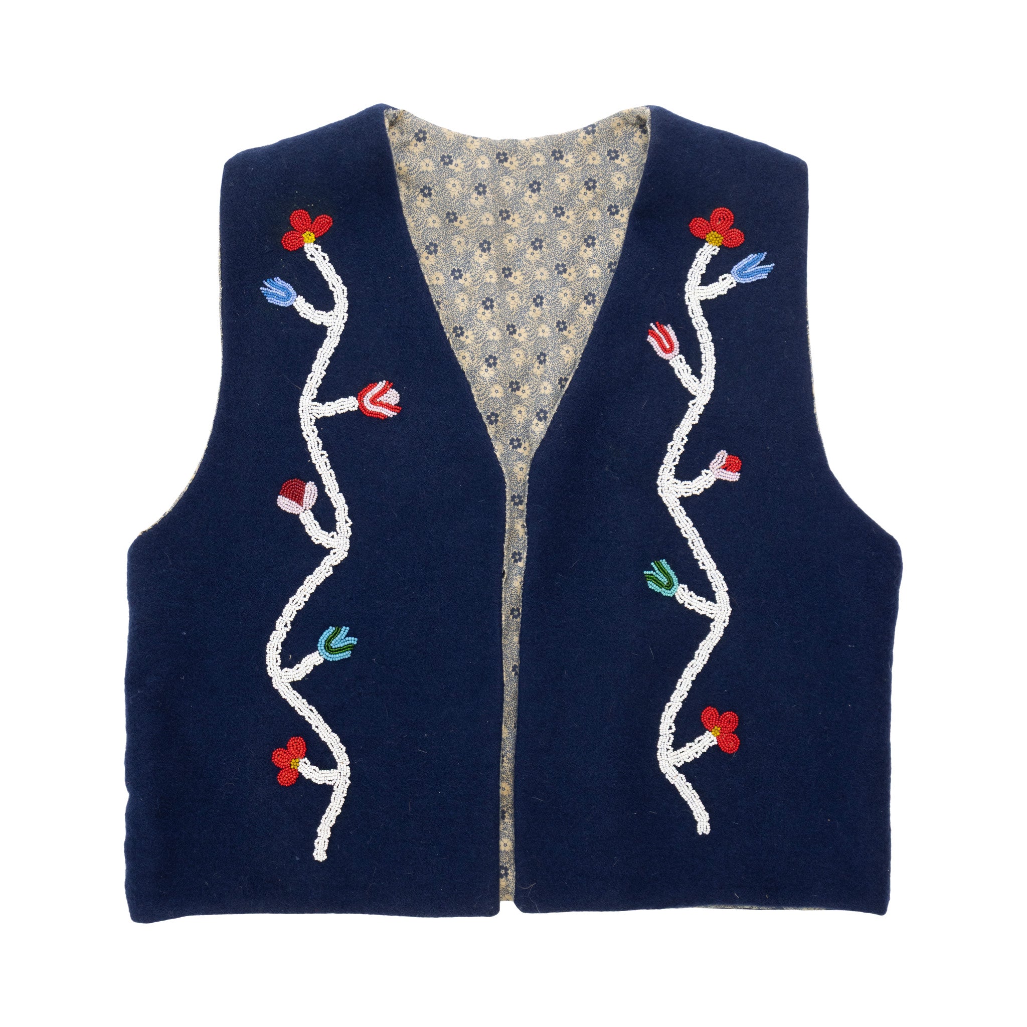 Cree Beaded Vest, Native, Garment, Vest