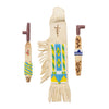 Miniature Pipes and Bag, Native, Pipe, Catlinite