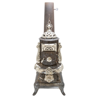 Excelsior Manufacturing Co. Cast Iron and Nickel Stove, Furnishings, Decor, Other