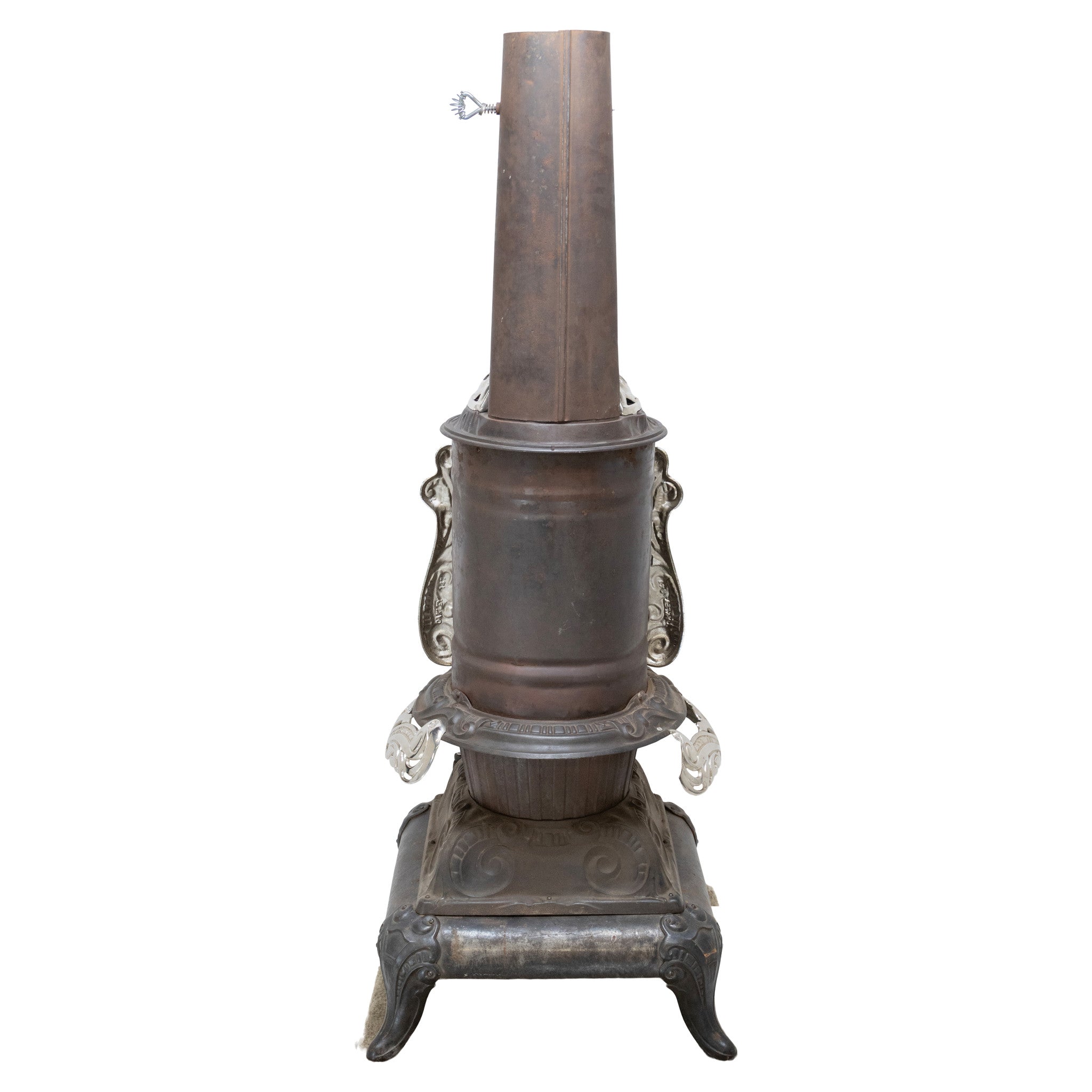 Excelsior Manufacturing Co. Cast Iron and Nickel Stove