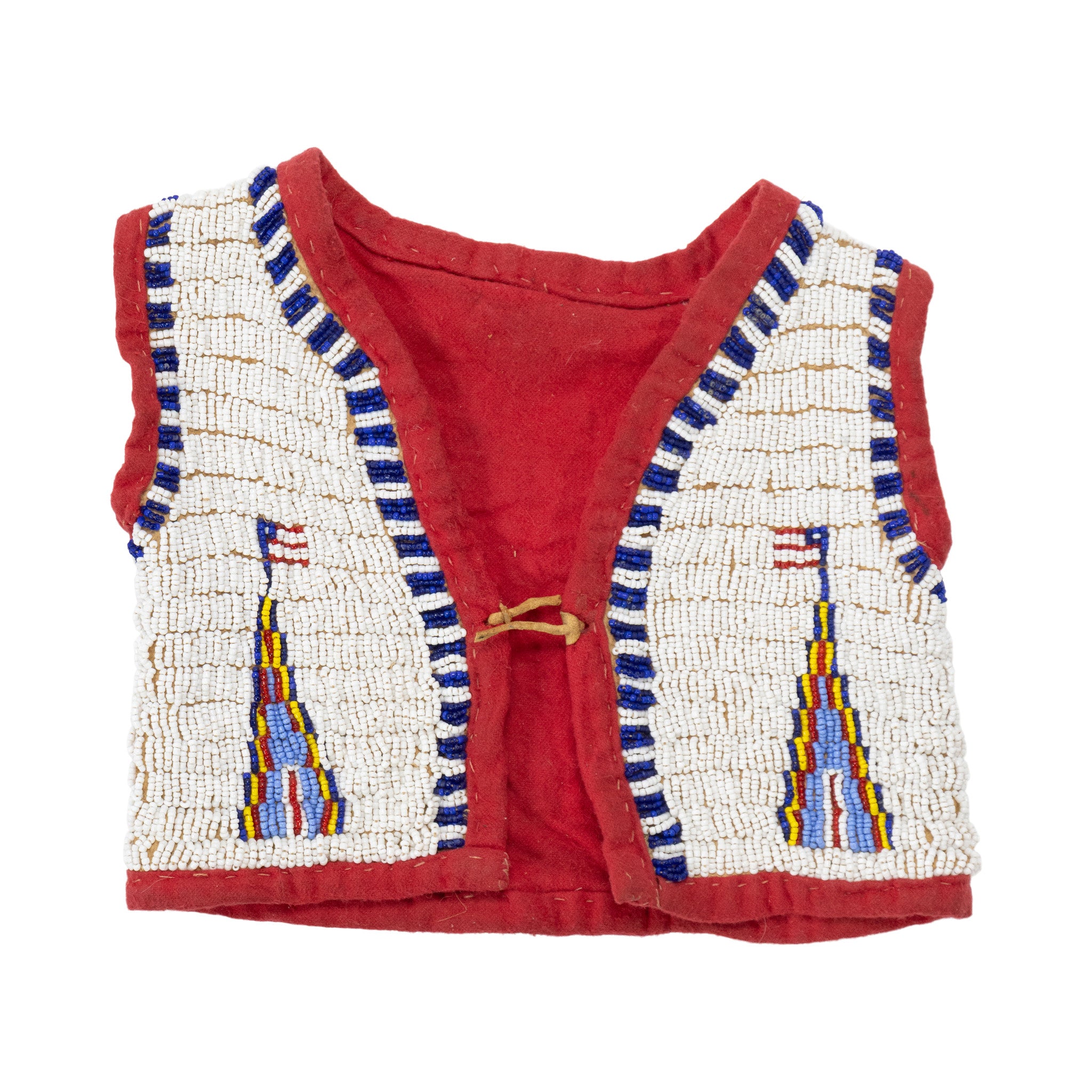 Sioux Child's Patriotic Vest, Native, Garment, Vest