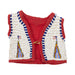 Sioux Child's Patriotic Vest, Native, Garment, Vest