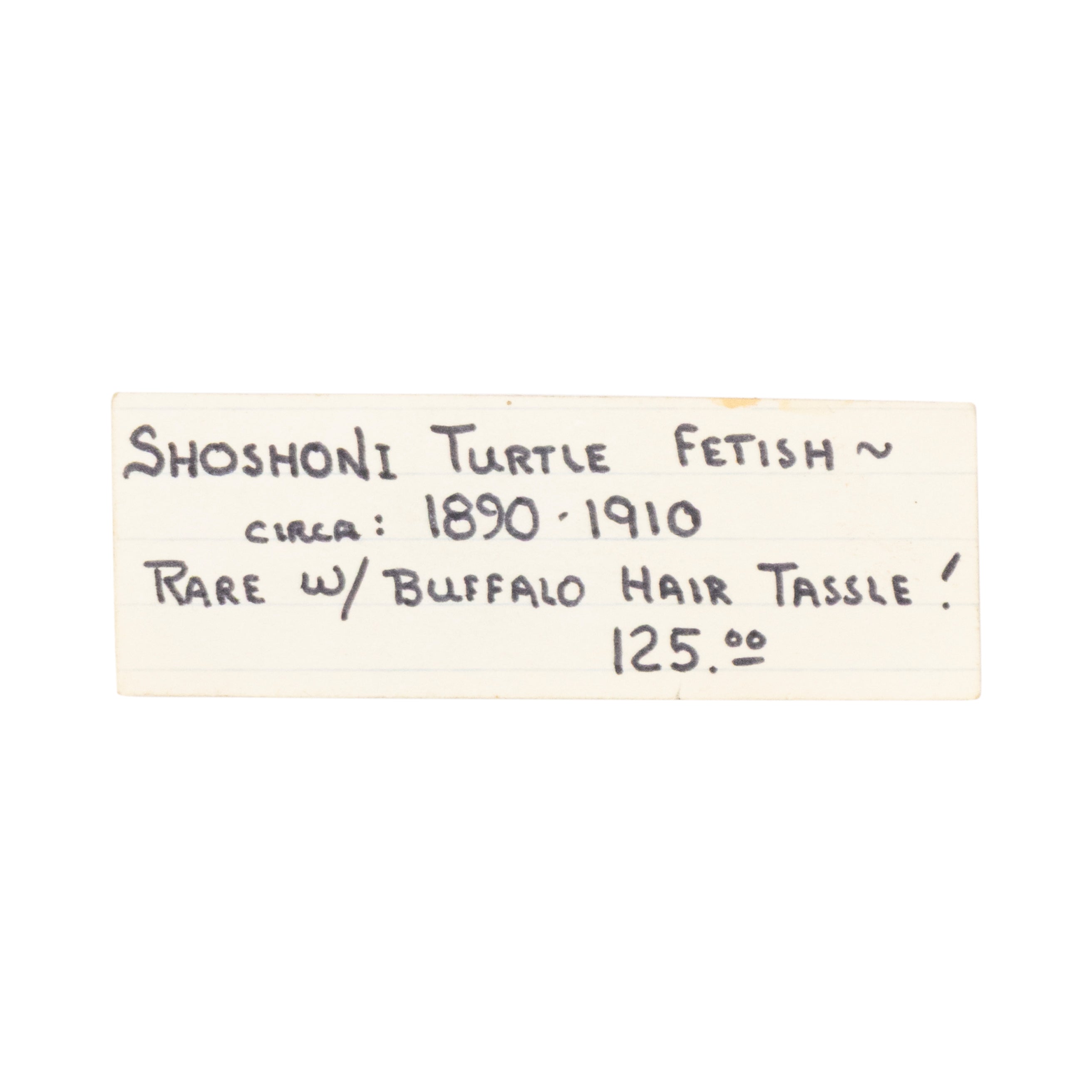 Shoshone Turtle Fetish
