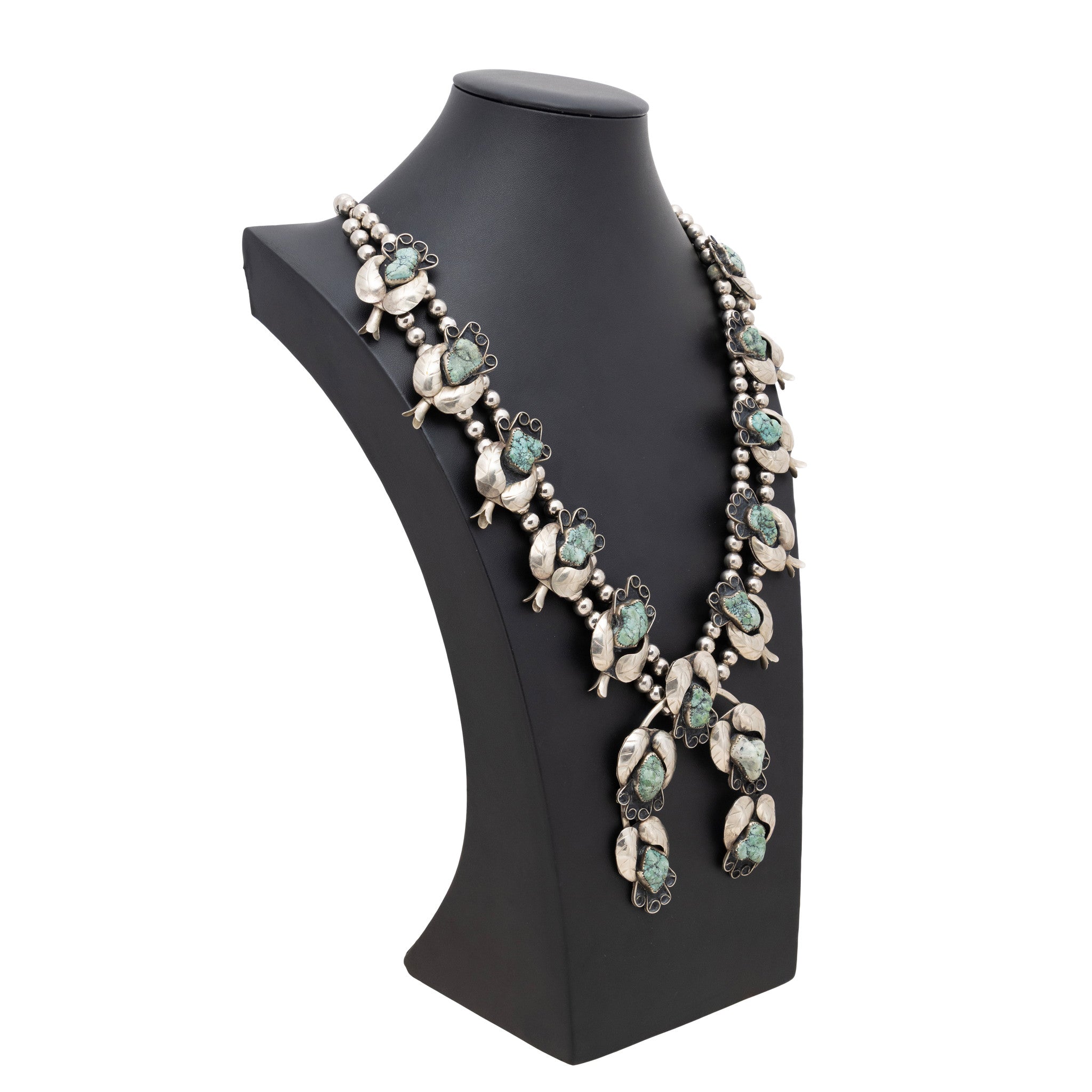 Navajo Turquoise Squash Blossom
