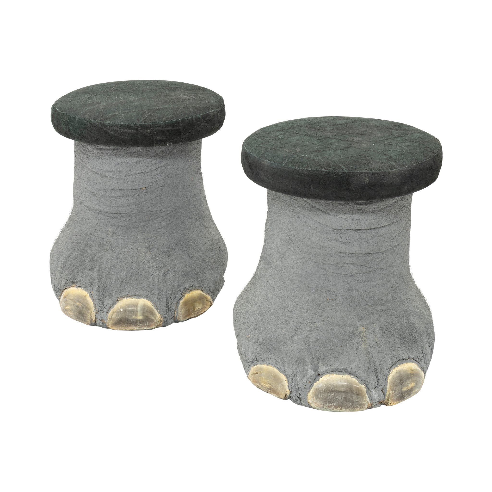 Elephant Feet Foot Stools, Furnishings, Taxidermy, Other