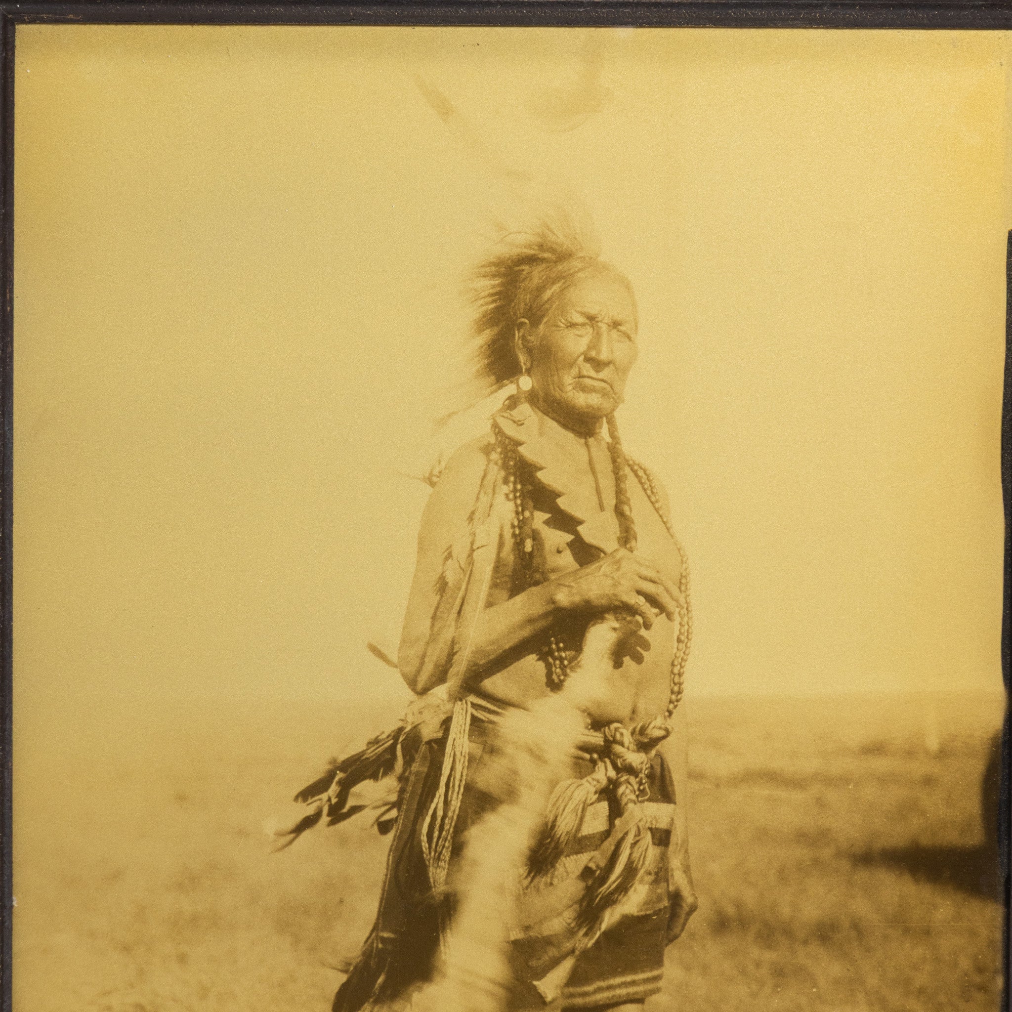 The Old Warrior - Arapaho by Edward Curtis