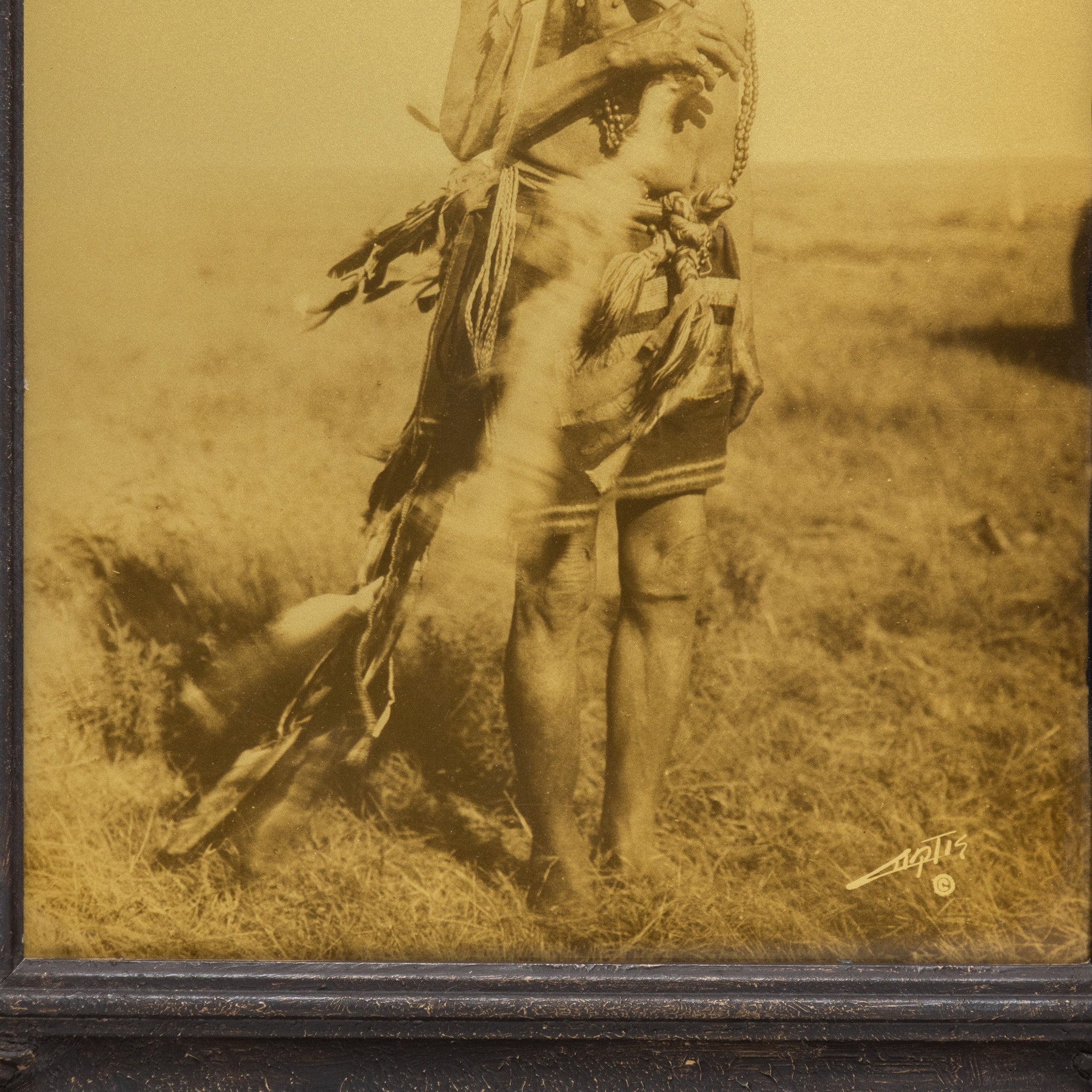The Old Warrior - Arapaho by Edward Curtis