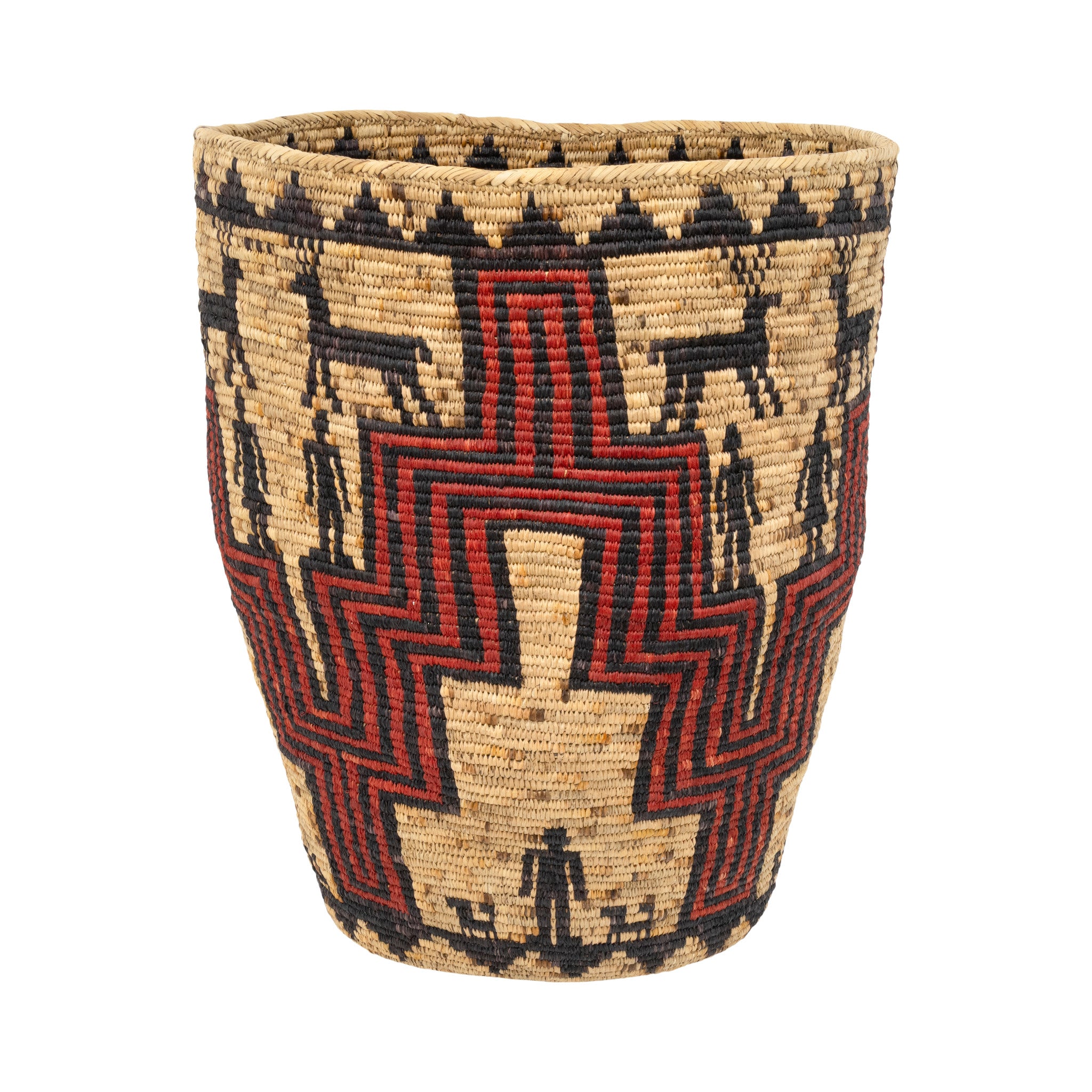 Skokomish Pictorial Basket by RichardLewis Cultee, Native, Basketry, Other