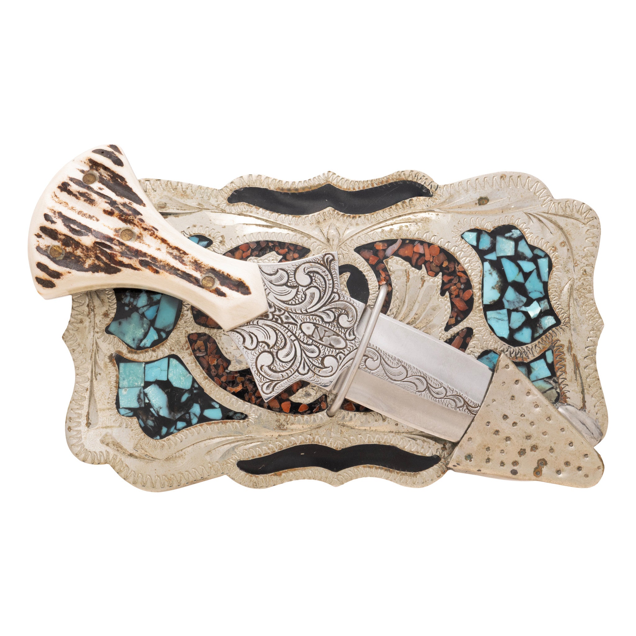 Nolen Knives Belt Buckle, Jewelry, Buckle, Native