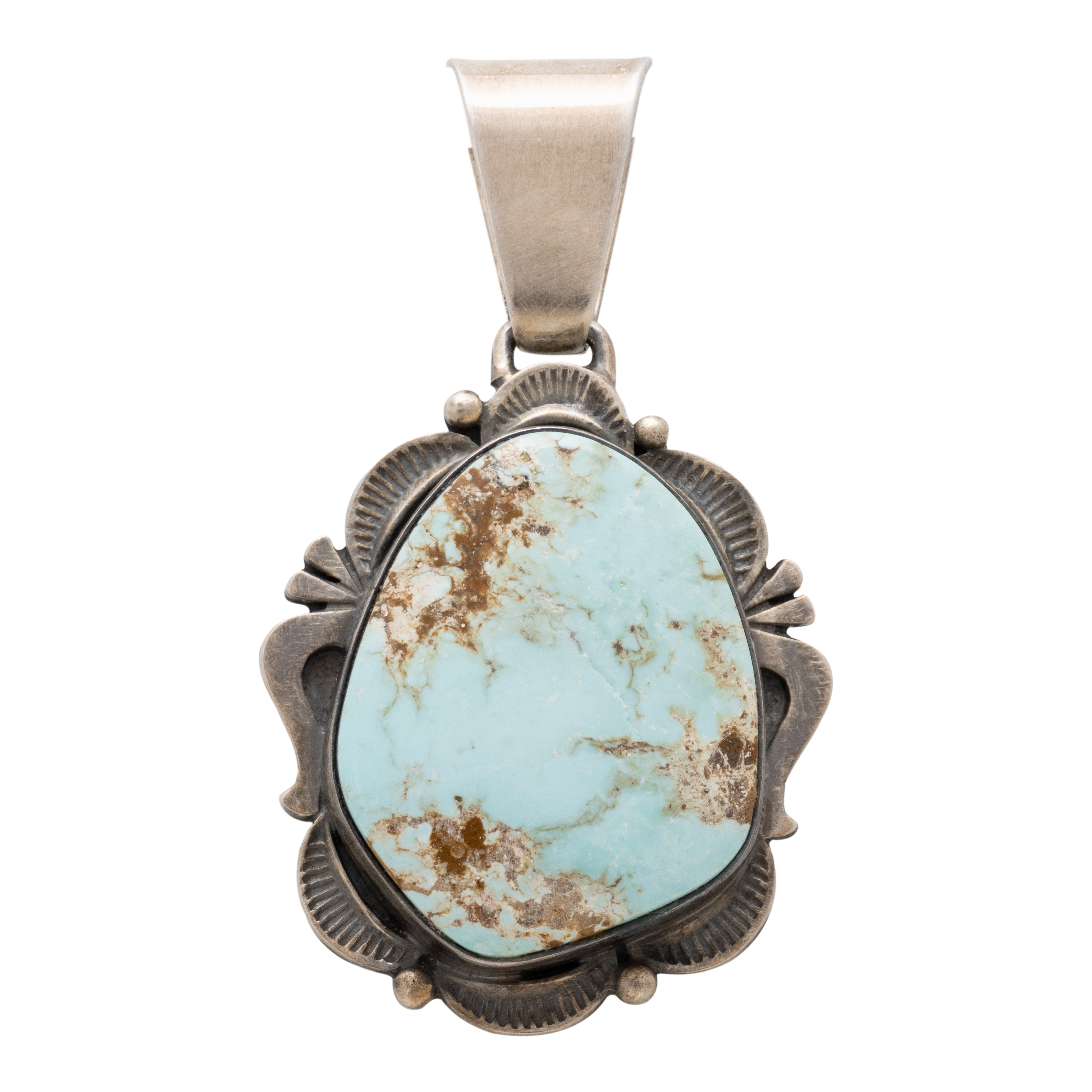 Navajo Turquoise Pendant, Jewelry, Necklace, Native
