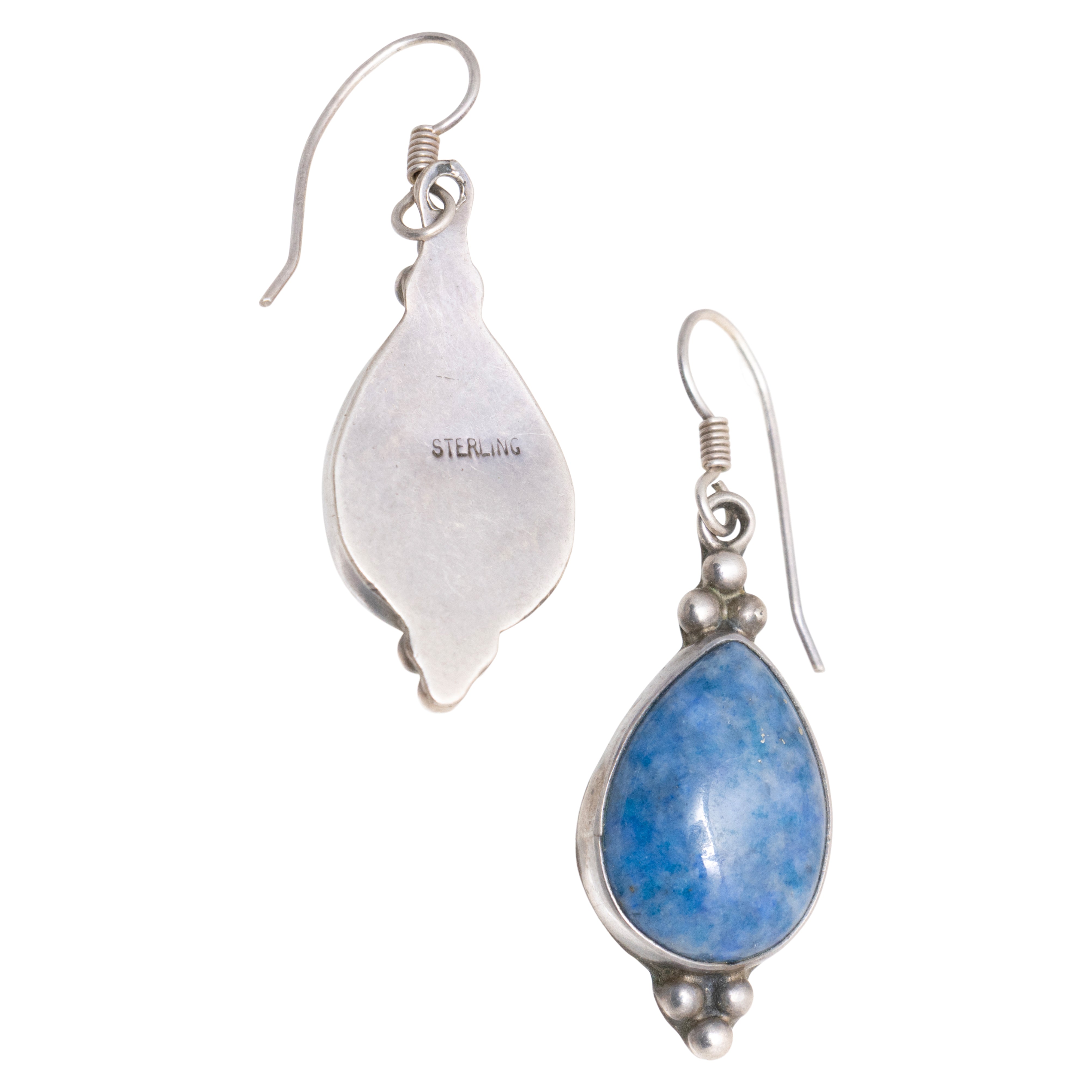 Navajo Blue Jean Lapis Earrings