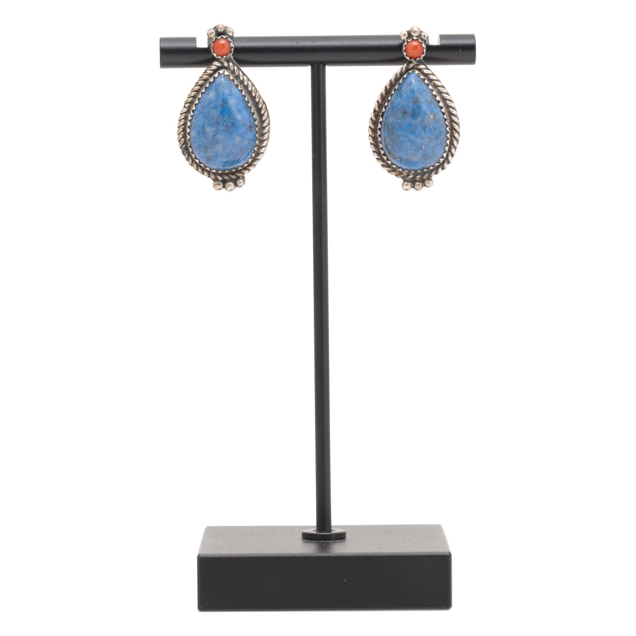 Navajo Blue Jean Lapis Earrings