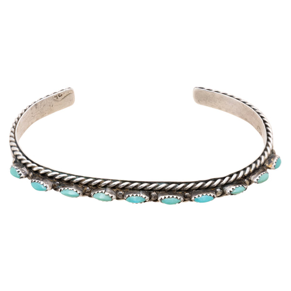 Southwest Needlepoint Turquoise Bracelet, Jewelry, Bracelet, Southwest