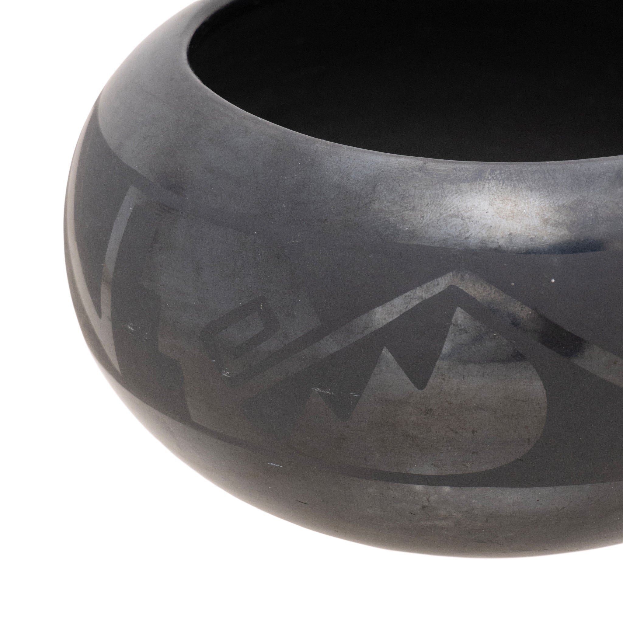 Marie and Julian Martinez Black Ware Pottery Jar