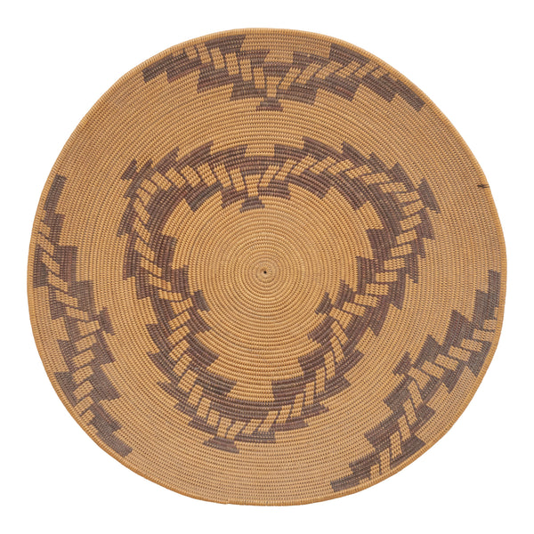 Washoe/Maidu Basketry Tray, Native, Basketry, Vertical