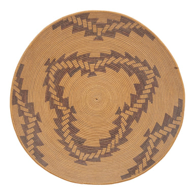 Washoe/Maidu Basketry Tray, Native, Basketry, Vertical