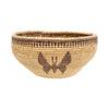Washoe Basketry Bowl, Native, Basketry, Vertical