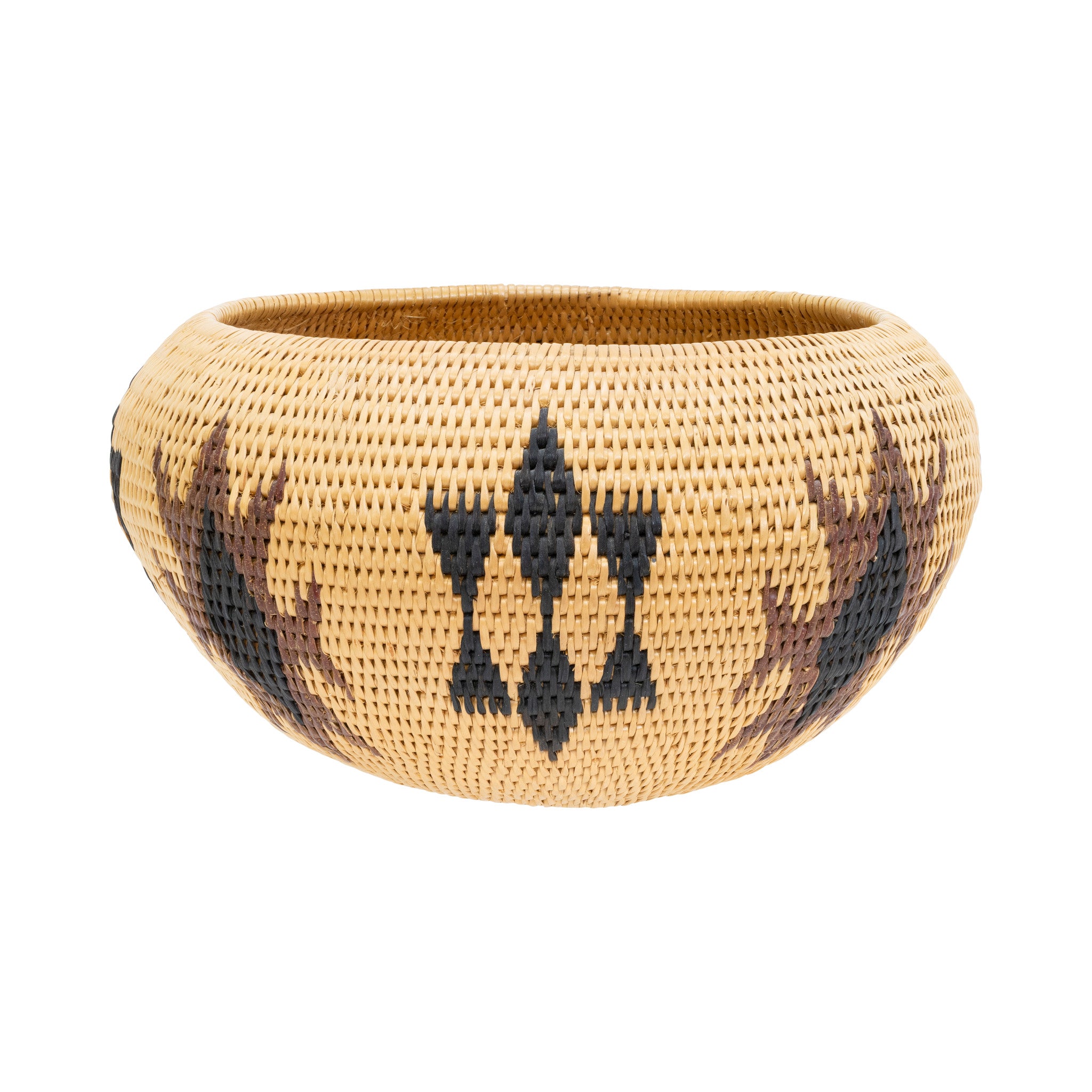 Washoe Degikup Basket by May James, Native, Basketry, Vertical