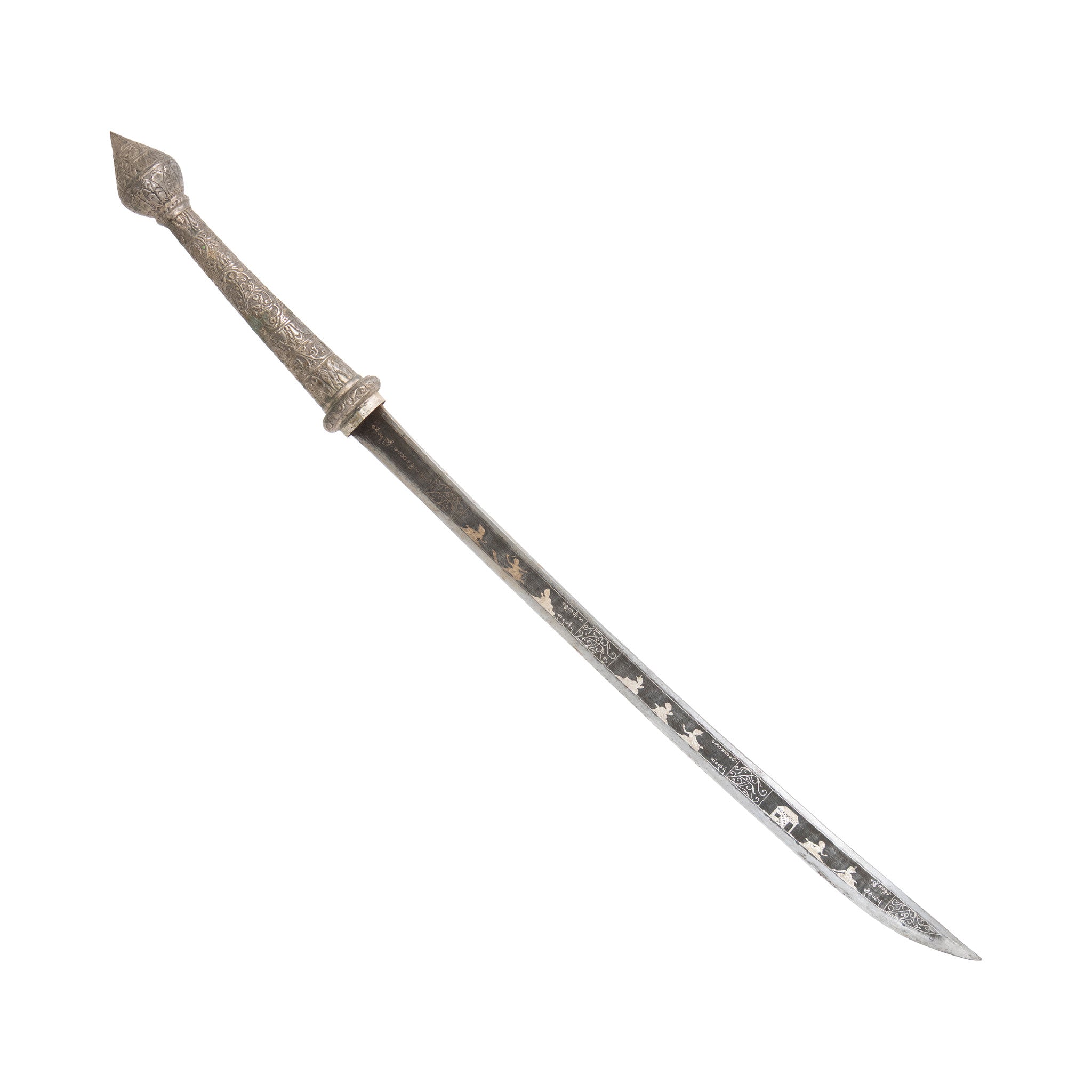 Pair of Burmese-Tibet Swords