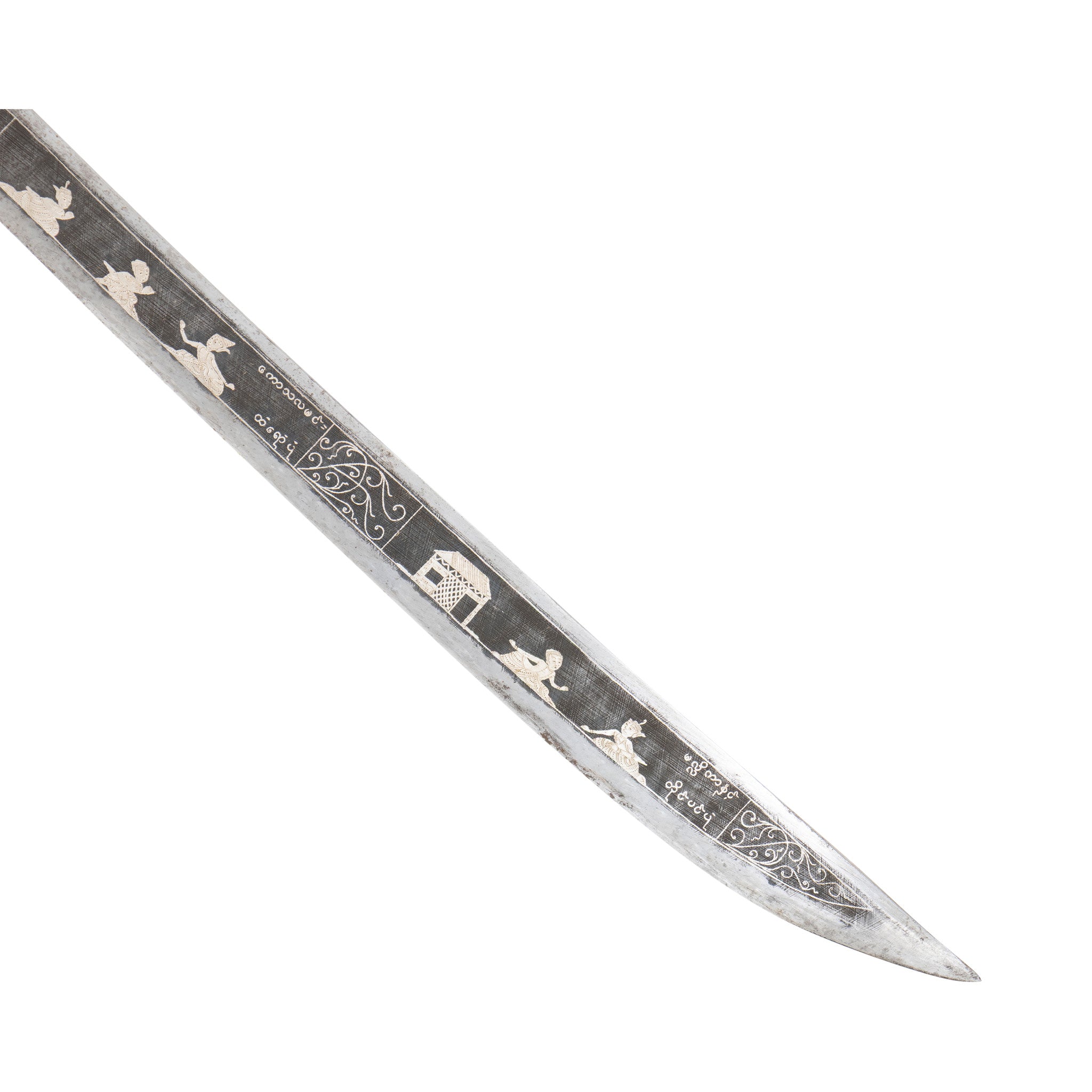Pair of Burmese-Tibet Swords