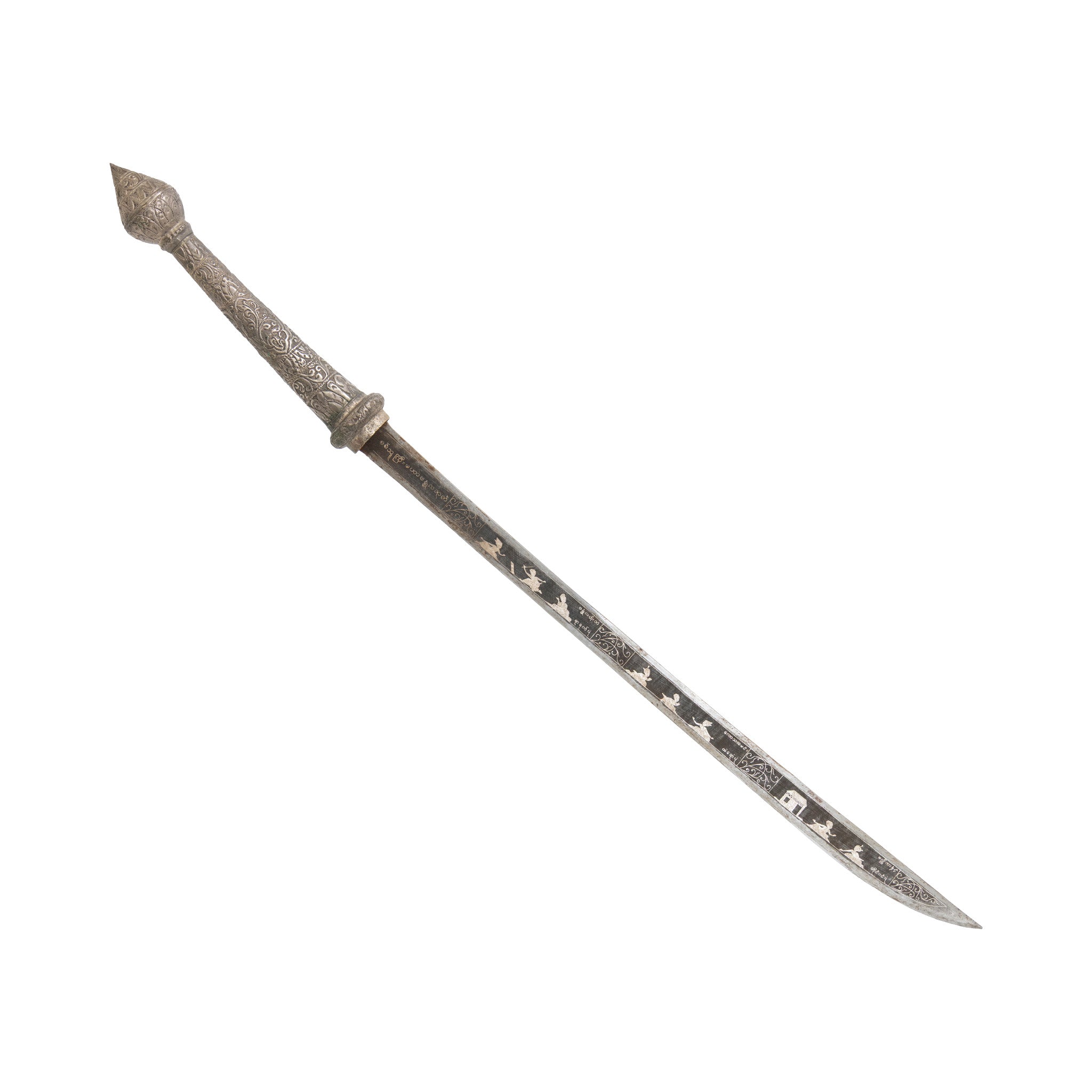 Pair of Burmese-Tibet Swords