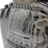 Pair of Glazed Ceramic Elephant Stools
