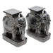 Pair of Glazed Ceramic Elephant Stools, Furnishings, Furniture, Chair