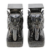 Pair of Glazed Ceramic Elephant Stools