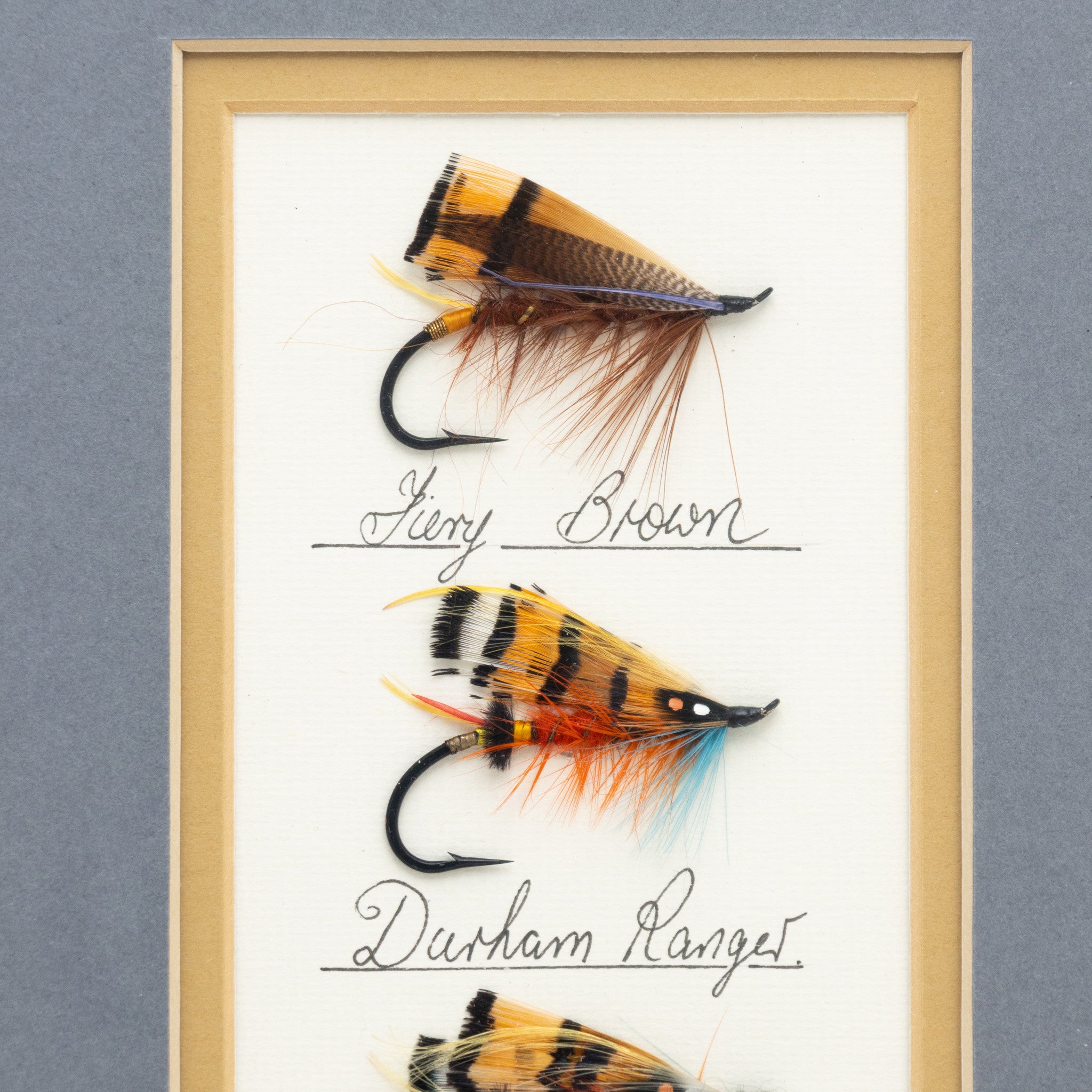 Framed Salmon Flies