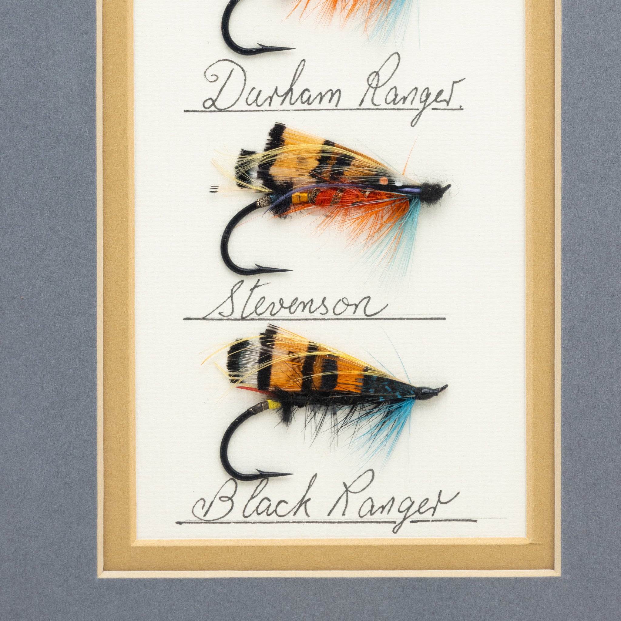 Framed Salmon Flies