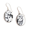 Navajo White Buffalo Turquoise Earrings, Jewelry, Earrings, Native