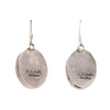 Navajo White Buffalo Turquoise Earrings