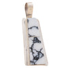 Navajo White Buffalo Turquoise Pendant