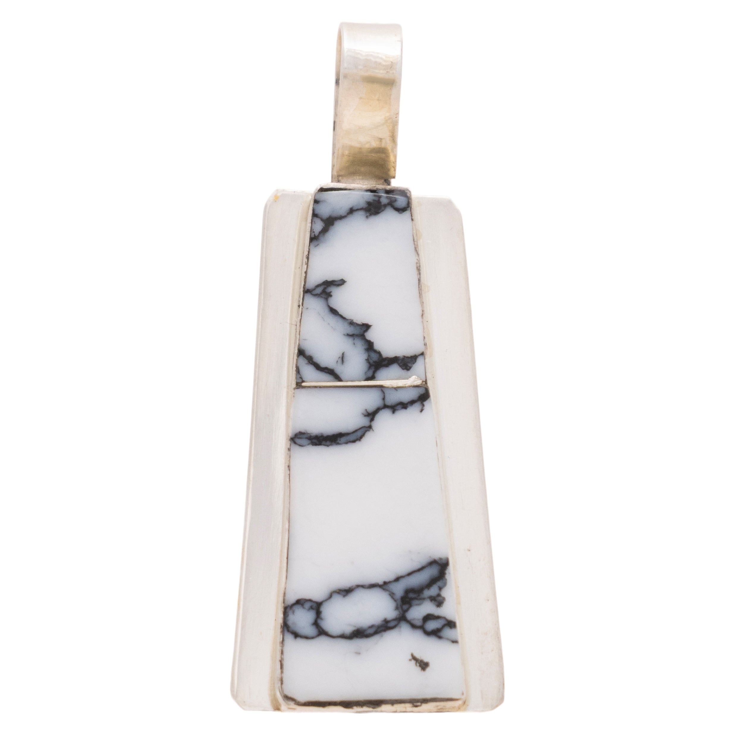 Navajo White Buffalo Turquoise Pendant, Jewelry, Earrings, Native