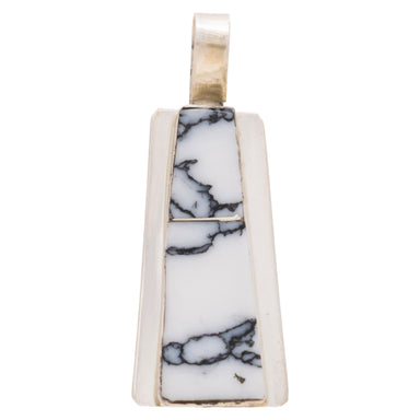 Navajo White Buffalo Turquoise Pendant, Jewelry, Earrings, Native