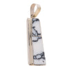 Navajo White Buffalo Turquoise Pendant
