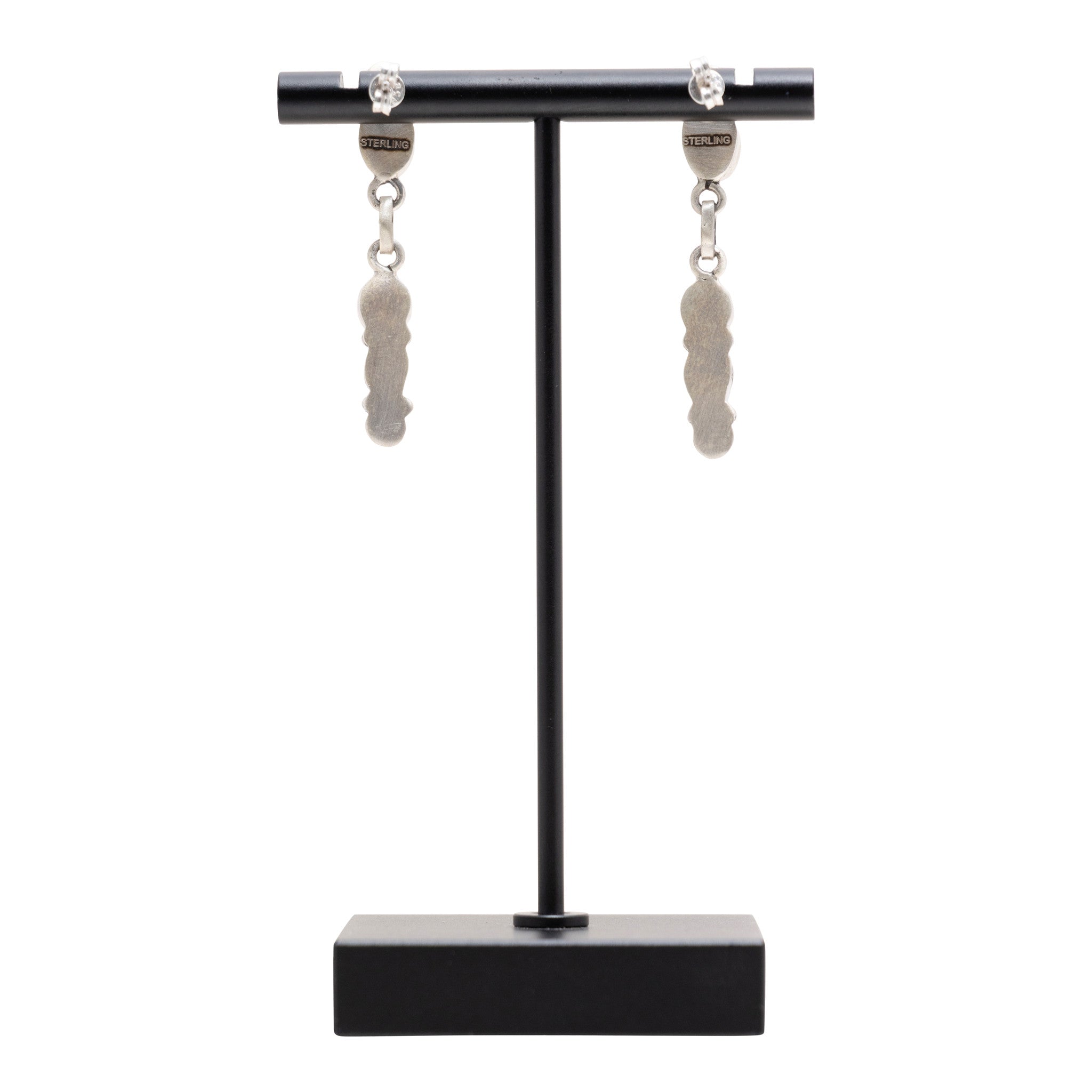 Golden Hill Turquoise Dangle Earrings