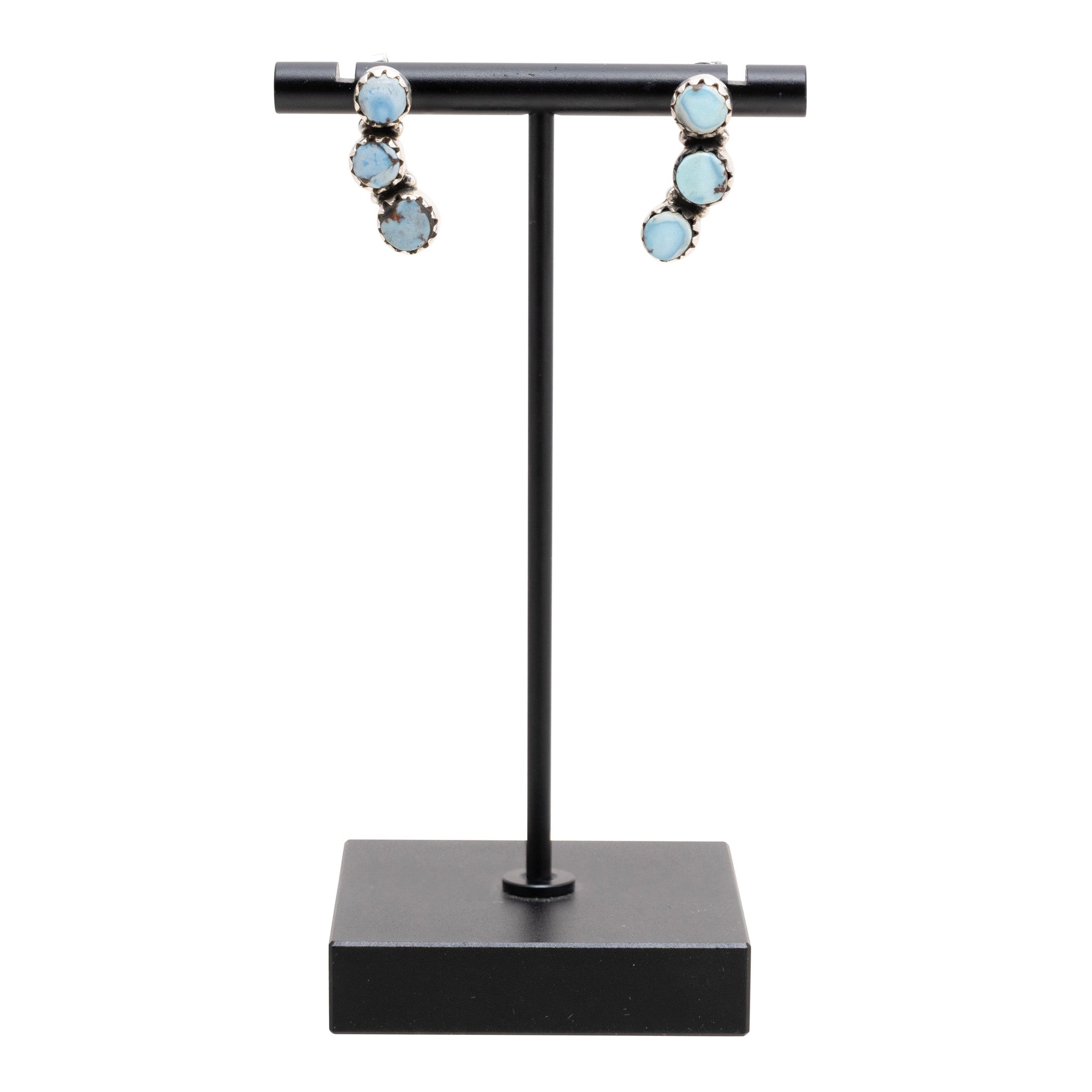 Golden Hill Turquoise Drop Earrings