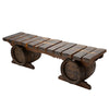 French Oak Barrel Bench