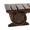French Oak Barrel Bench