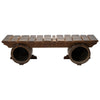 French Oak Barrel Bench
