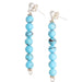 Turquoise Bead Dangle Earrings, Jewelry, Earrings, Southwest